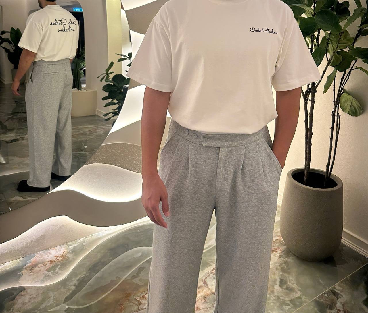 Code Studios Marseille wide-Leg Jogger