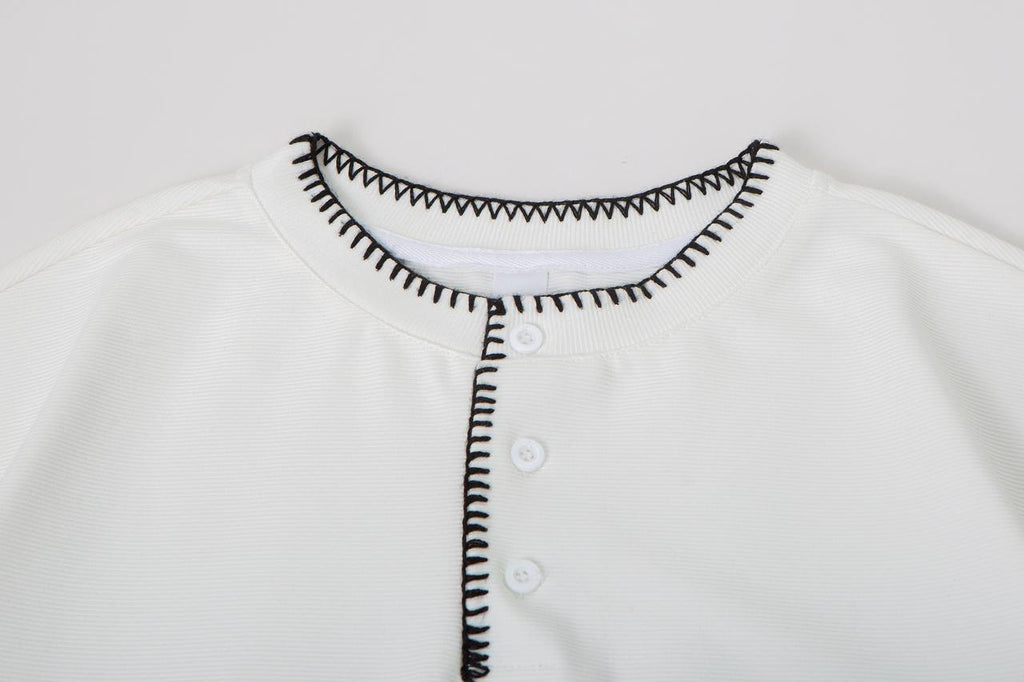 Code Studios Heritage Stitched Henley Tshirt