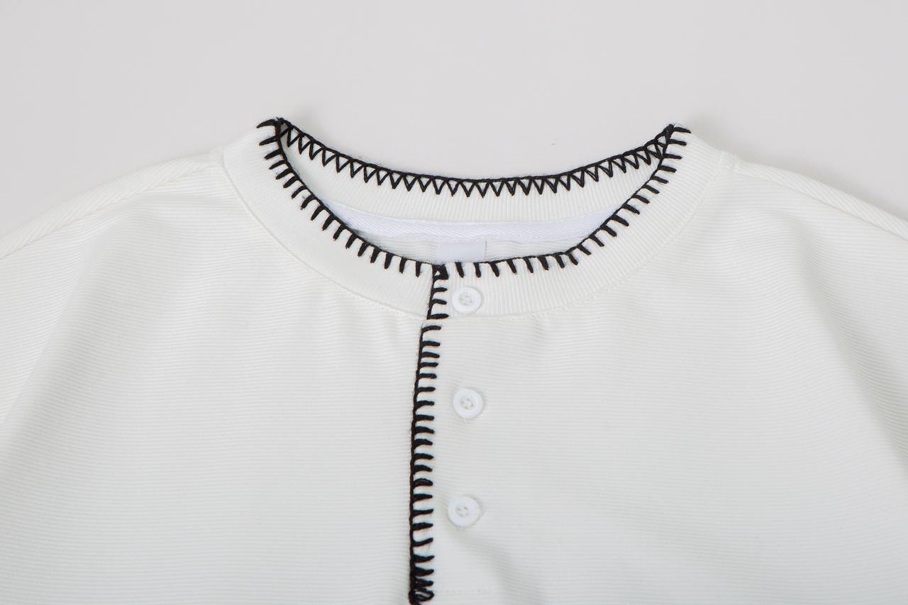 Code Studios Heritage Stitched Henley Tshirt