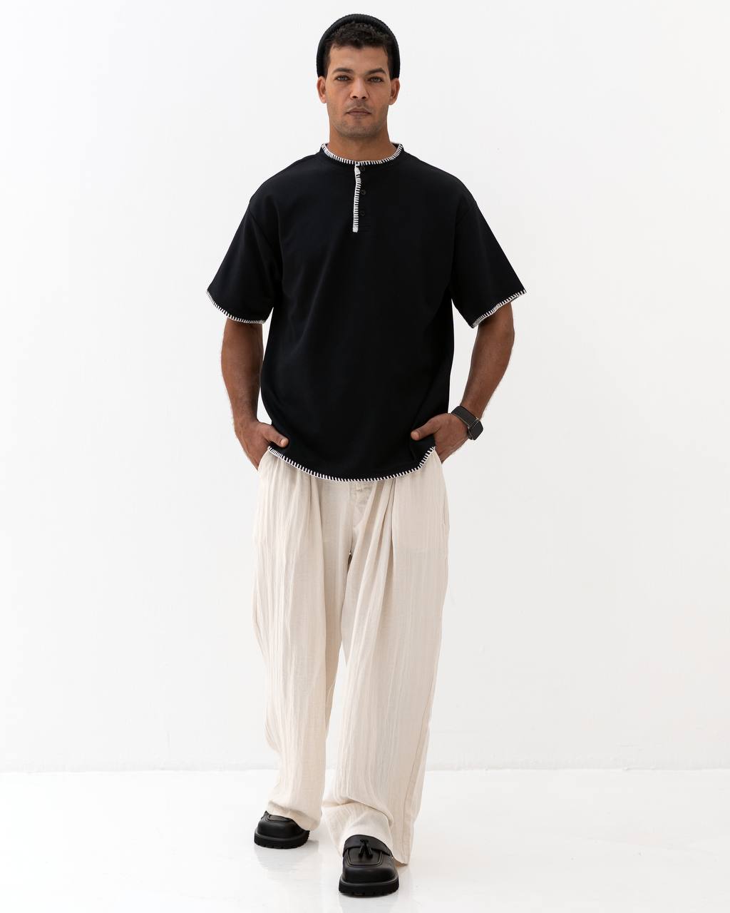 Code Studios Heritage Stitched Henley Tshirt