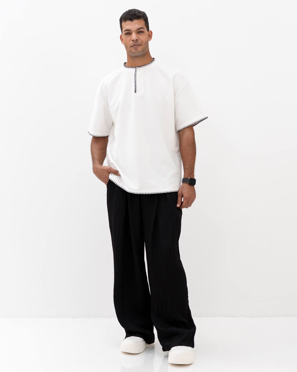 Code Studios Heritage Stitched Henley Tshirt