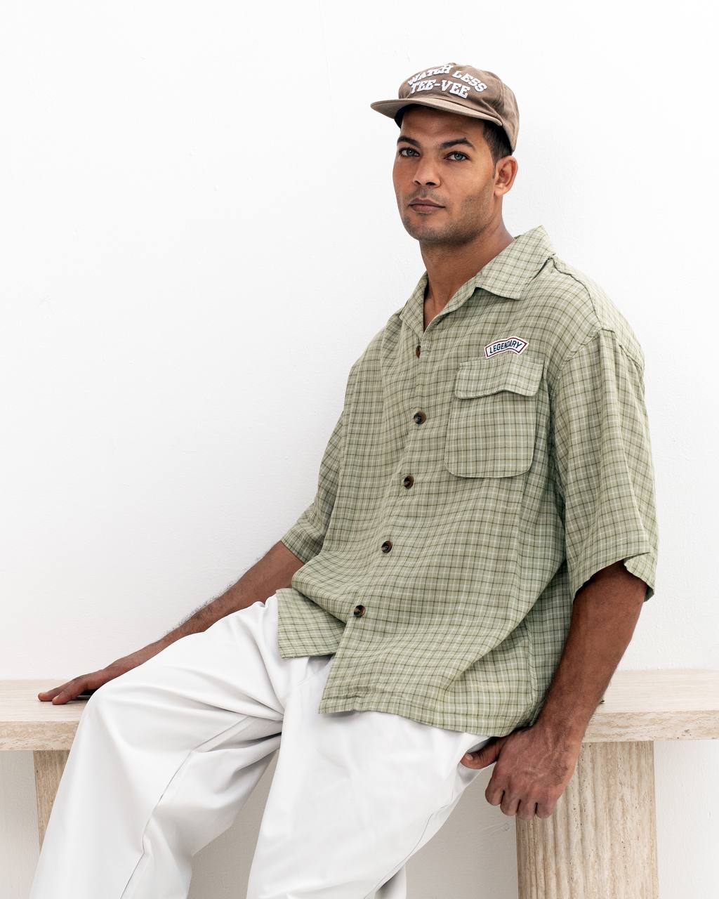 Code Studios Boxy fit Blue and Green Checked Shirt